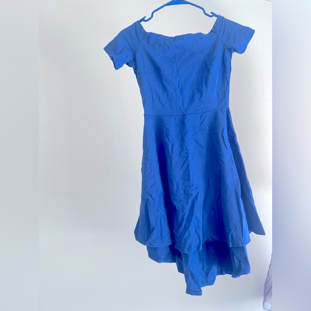 Blue dress